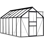 Greenhouse with base frame anthracite aluminium 7,03 m2 48218 - Greenhouse