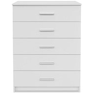 Storage cabinet chipboard 71 x 35 x 106 cm white 244892 - Chest of Drawers