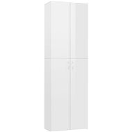 SHUMEE 60 x 32 x 190 cm chipboard, white with high gloss - Office Drawer