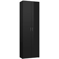 SHUMEE 60 x 32 x 190 cm chipboard, black with high gloss - Office Drawer