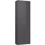 SHUMEE 60 x 32 x 190 cm chipboard, grey with high gloss - Office Drawer