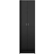 Wardrobe for hallway black high gloss 55x25x189 cm chipboard 802856 - Wardrobe