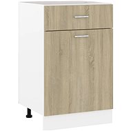 Shumee Lower kitchen cabinet with drawer 801223 oak sonoma - Cupboard