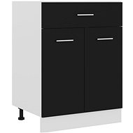 Shumee Lower kitchen cabinet with drawer 801229 black - Cupboard