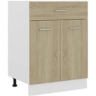 Shumee Lower kitchen cabinet with drawer 801231 oak sonoma - Cupboard