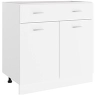 Shumee Lower kitchen cabinet with drawer 801236 white - Cupboard