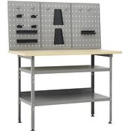 Work desk with three wall panels - Workbench