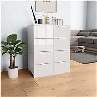 High gloss sideboard 60 x 35 x 76 cm chipboard - Sideboard