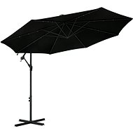 Cantilever parasol with LED lights steel pole 300 cm - Sun Umbrella