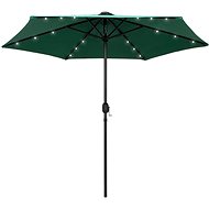Parasol with LED lights aluminium pole 270 cm - Sun Umbrella