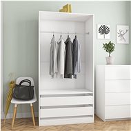 Wardrobe 100 x 50 x 200 cm chipboard - Wardrobe