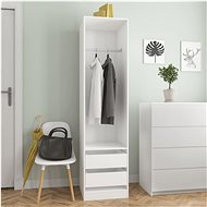 Wardrobe with drawers 50 x 50 x 200 cm chipboard - Wardrobe