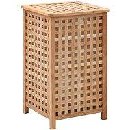 Solid Walnut Wood Laundry Basket - Laundry Basket
