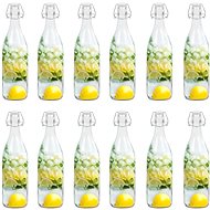 Glass bottle with closing clamp - Bottle