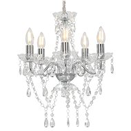 Chandelier with crystal beads round - Chandelier