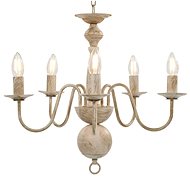 Chandelier with patina 5 x bulb E14 - Chandelier