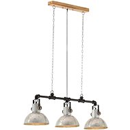 Industrial hanging chandelier iron massive mangrove E27 - Chandelier