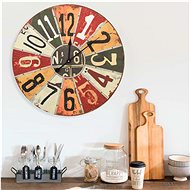 Wall clock multicoloured 60 cm MDF - Clock