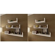 Wall shelves 6 pcs - Shelf