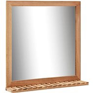 Bathroom mirror 60 x 12 x 62 cm solid walnut wood - Mirror