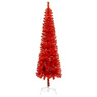Úzký vánoční stromek červený 180 cm  - Vánoční stromek