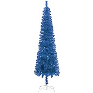 Úzký vánoční stromek modrý 210 cm  - Vánoční stromek