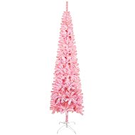 Úzký vánoční stromek růžový 240 cm  - Vánoční stromek