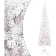 Úzký vánoční stromek bílý 210 cm  - Vánoční stromek