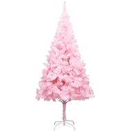 Artificial Christmas tree with stand pink 210 cm PVC - Christmas Tree