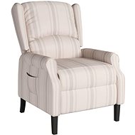 SHUMEE 4místné polohovací křeslo, textil, světle šedé, 3084356 - Křeslo