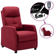 SHUMEE elektrické polohovací křeslo, samet, krémové, 3098402 - Křeslo