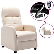SHUMEE elektrické polohovací křeslo, samet, modré, 3098403 - Křeslo