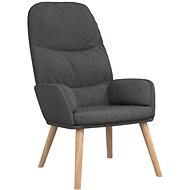 SHUMEE elektrické polohovací křeslo, textil, tmavě šedé - Křeslo