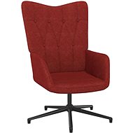 Relaxační židle vínová textil, 327575 - Křeslo