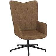 Relaxační židle taupe textil, 327576 - Křeslo
