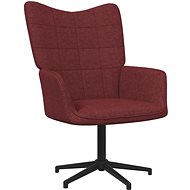 Relaxační židle vínová textil, 327971 - Křeslo