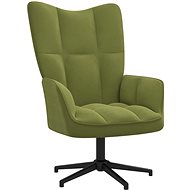 SHUMEE konzolová židle, samet, krémově bílá, 325733 - Křeslo