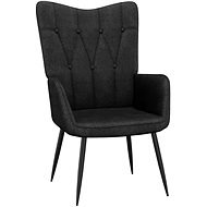 Relaxační židle černá textil, 327551 - Křeslo