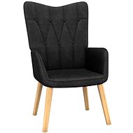 Relaxační židle černá textil, 327529 - Křeslo