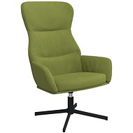 SHUMEE polohovací křeslo, samet, modré, 342409 - Křeslo