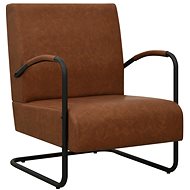 SHUMEE polohovací křeslo, textil, hnědé, 282211 - Křeslo