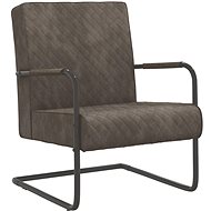 SHUMEE polohovací křeslo, textil, hnědé, 324073 - Křeslo