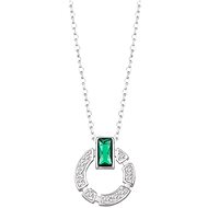 Preciosa Sublime with cubic zirconia, emerald (Ag 925/1000, ) - Necklace