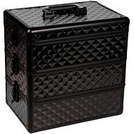 Smart Lashes Rozkládací kosmetický kufřík Flora – černý - Makeup Case
