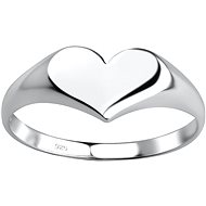 Flor De Cristal Silver Heart Ring size 54 (Ag 925/1000, 2 g) - Ring