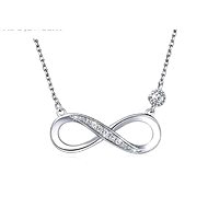 Bear Necklace infinity sterling silver 925/1000, 4 g, silver - Necklace