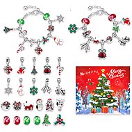 Flor de Cristal Advent calendar Bracelets with pendants II. - red - Advent Calendar