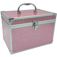 Excellent Glitter Cosmetic Case Pink - Makeup Case
