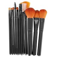 MDS Make-up Brush Set 12 pcs, black - Make-up Brush Set