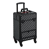 YAHEE LUXURY 2in1 cosmetic case - black, with drawer - Makeup Case